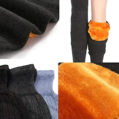 Cashmere Wool Knee Warmers (Pair) – Winter Thermal Knee Pads
